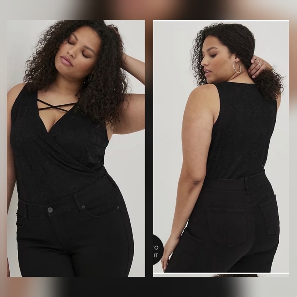 ❤️‍🔥Torrid Strappy Lace Bodysuit - 2x